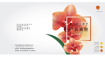 花卉產品畫冊封面